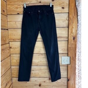 Levis 511 Slim Fit Black Denim Jeans Mens W30 L30 Faded Black Pants